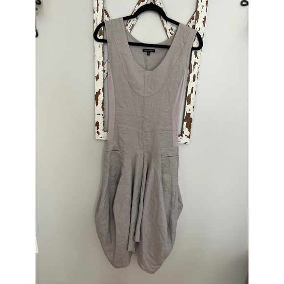 For Cynthia Dresses & Skirts - For Cynthia dress. Sleeveless linen-blend dress with pockets. Lagenlook style